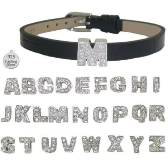 NWT letter 925 sterling silver initial charm - Picture 3 of 3